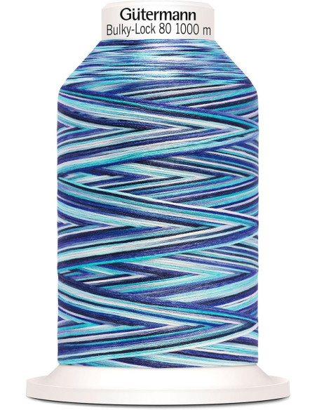 Cone de linha de espuma Gütermann Bulky-Lock Multicolour 1000 m
