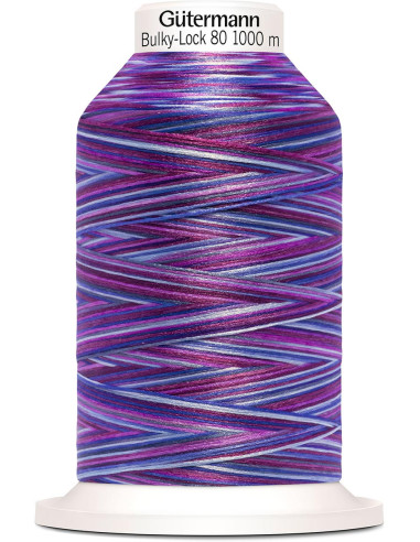 Cone de linha de espuma Gütermann Bulky-Lock Multicolour 1000 m