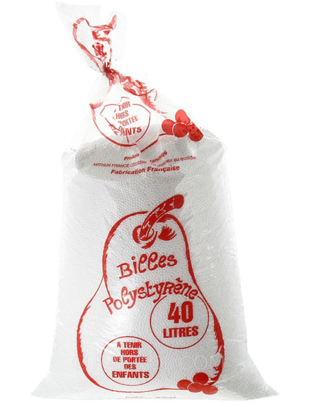 Esferas de poliestireno branco 40 litros Arthur