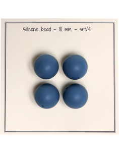 Contas de silicone de 18 mm para chocalhos, prendedores de chupeta para bebê 2