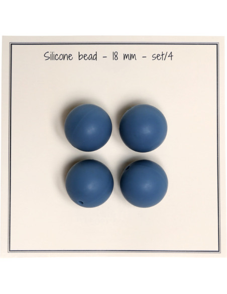 Contas de silicone de 18 mm para chocalhos, prendedores de chupeta para bebê