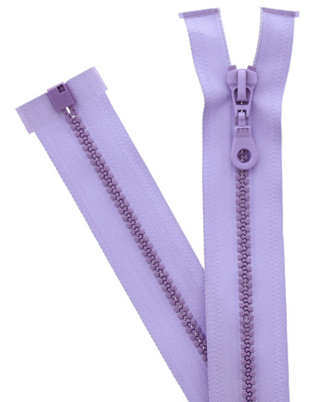 Fecho de correr separável sintético - Lavanda