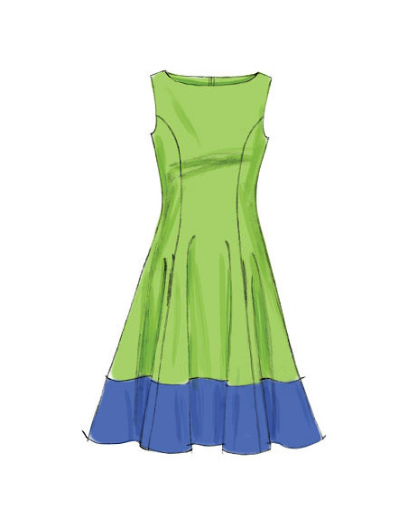 Molde de vestidos forrados - McCall's 6741
