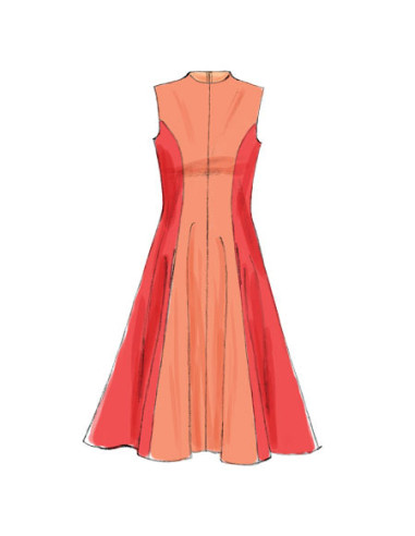 Molde de vestidos forrados - McCall's 6741