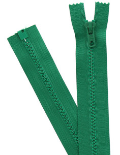 Fecho de correr separável sintético - Verde esmeralda