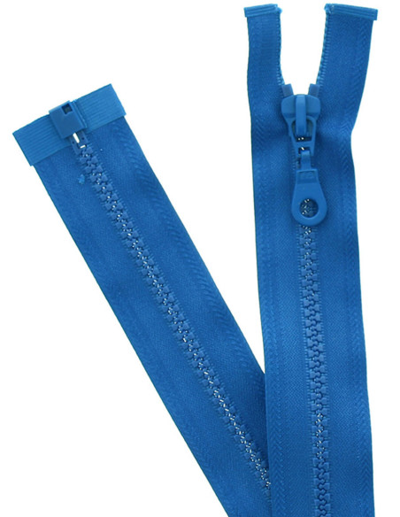 Fecho de correr separável sintético - Azul bandeira
