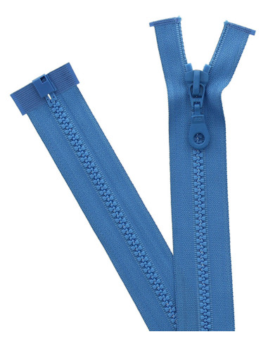 Fecho de correr separável sintético - Azul real