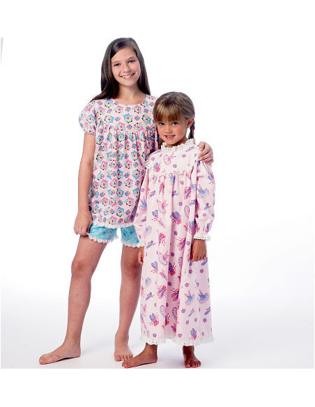 Padrão de tops, camisas de dormir, shorts e calças - McCall's 6831