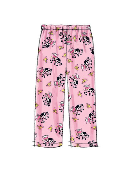 Padrão de tops, camisas de dormir, shorts e calças - McCall's 6831