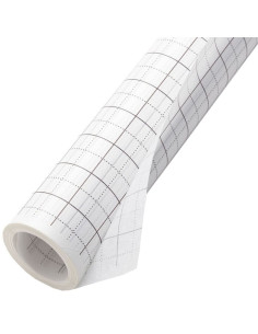 Rolo de papel de seda quadriculado para moldes - 80 cm x 15 metros