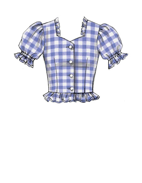 Molde de blusas - McCall's 7900