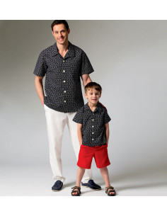 Molde de camisa, calção e calça - McCall's 6972