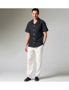 Molde de camisa, calção e calça - McCall's 6972 2