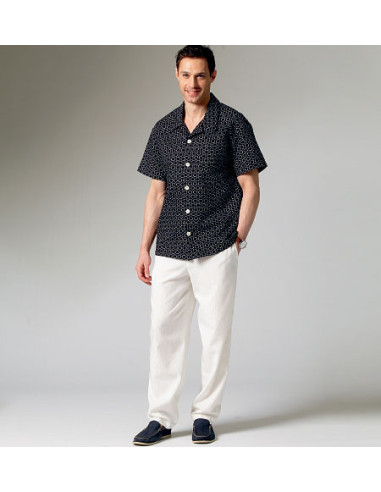 Molde de camisa, calções e calças - McCall's 6972