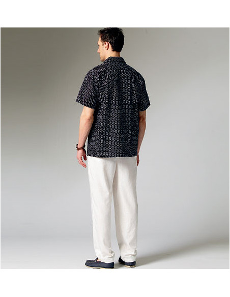 Molde de camisa, calções e calças - McCall's 6972