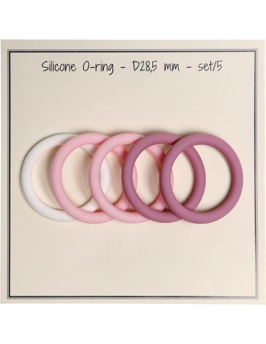 Anéis de silicone para prender chupeta