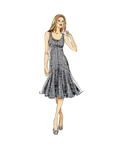 Molde de vestido - Vogue 8814