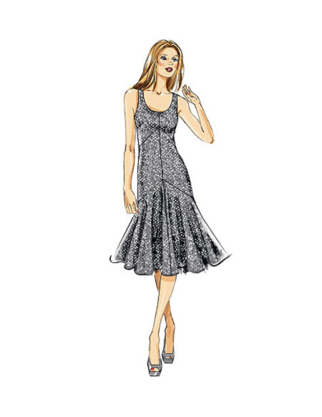 Molde de vestido - Vogue 8814