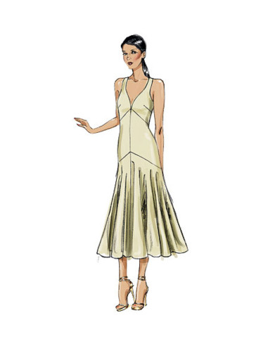 Molde de vestido - Vogue 8814