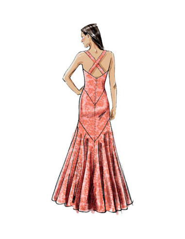 Molde de vestido - Vogue 8814