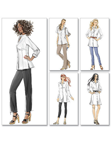 Molde de blusa - McCall's 6124