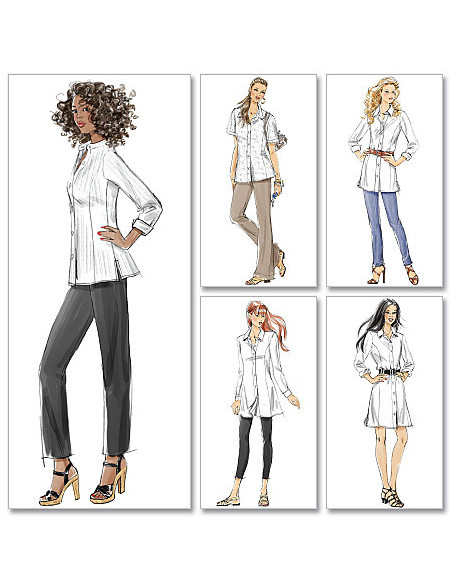 Molde de blusa - McCall's 6124