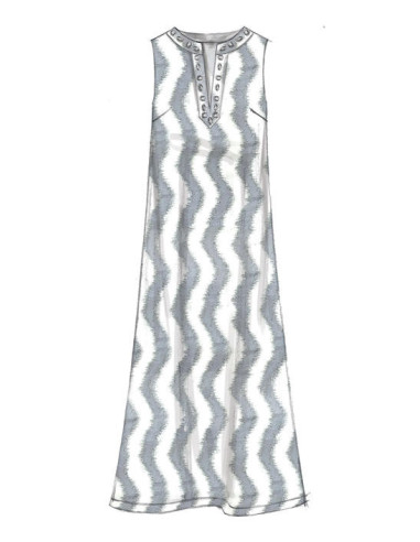 Molde de túnica e vestidos - McCall's 7408