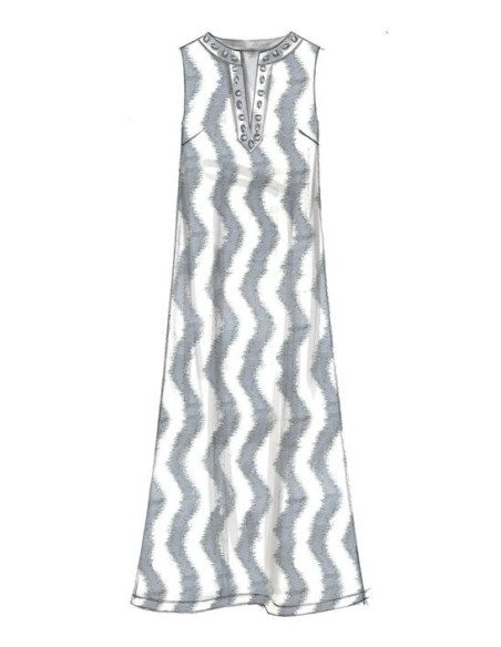 Molde de túnica e vestidos - McCall's 7408