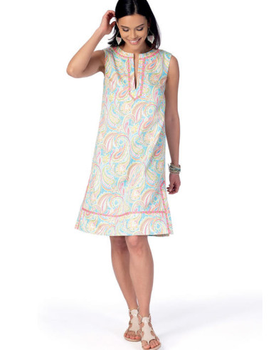 Molde de túnica e vestidos - McCall's 7408