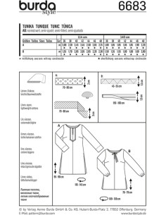 Molde de túnica - Burda 6683 2