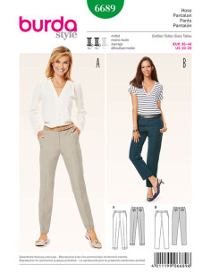 Molde de calça - Burda 6689