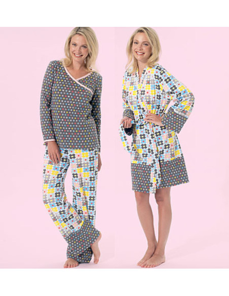 Padrão de robe, cinto, tops, vestido, shorts e calças - McCall's 7297