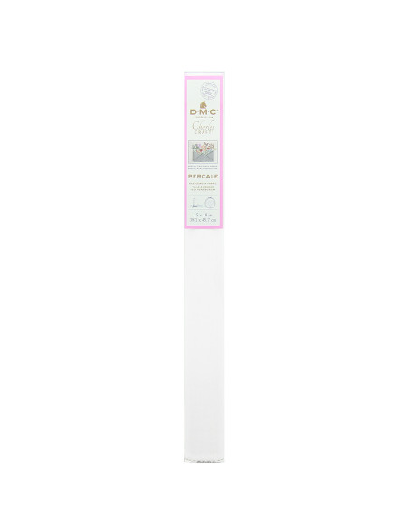Tecido percal especial para punch needle - Branco luz