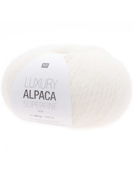 Lã Luxury Alpaca Superfine Aran Rico Design