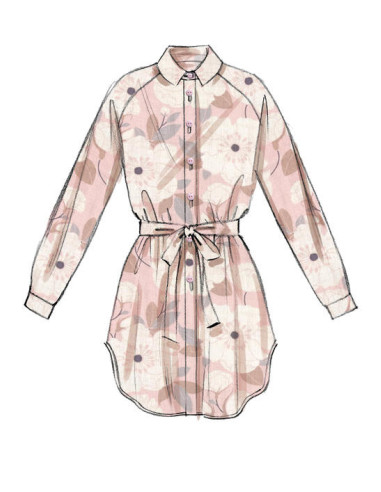 Molde de camisas, túnicas e cinto - McCall's 7472