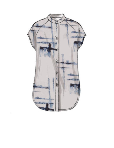 Molde de camisas, túnicas e cinto - McCall's 7472