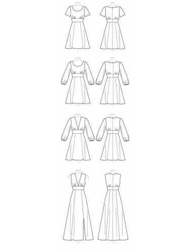 Molde de vestidos - McCall's 7802