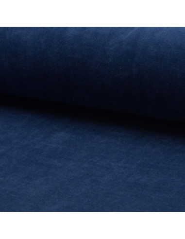 Tecidos veludo nicky - Azul jeans