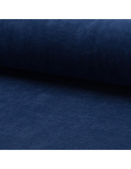Tecidos veludo nicky - Azul jeans