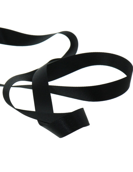 Fita de cetim - Preto