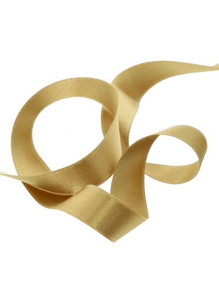 Fita de cetim - Bege dourado