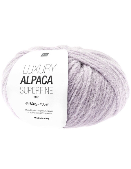 Lã Luxury Alpaca Superfine Aran Rico Design
