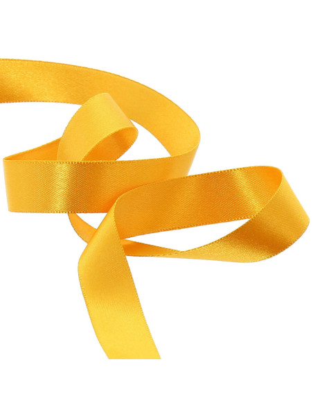 Fita de cetim - Amarelo alaranjado