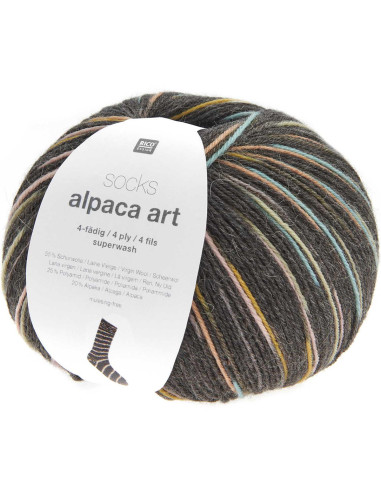 Lã para meias Socks Alpaca Art Rico Design