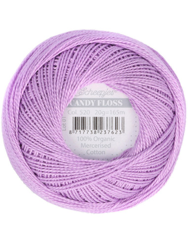 Fio de algodão perlé Scheepjes Candy Floss