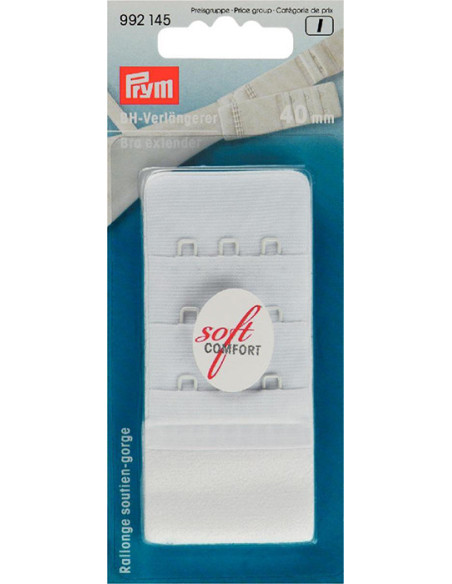Extensor de sutiã - 40 mm - 3 colchetes