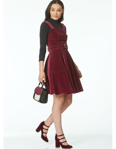 Molde de vestidos, cinto, macacão curto e macacão - McCall's 7626