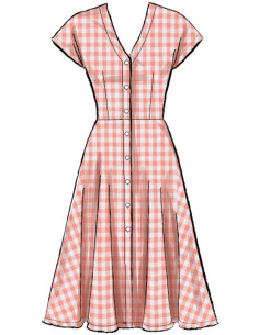 Molde de vestidos e cinto - McCall's 7920 2