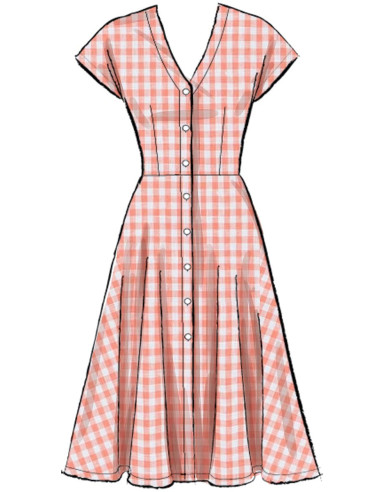 Molde de vestidos e cinto - McCall's 7920