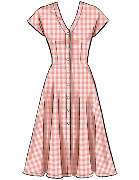 Molde de vestidos e cinto - McCall's 7920